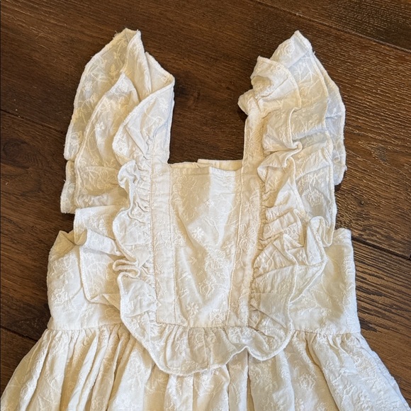 Noralee - Girls Cream Ruffle Rosemary Dress - Size: 8Y - Picture 3 of 9